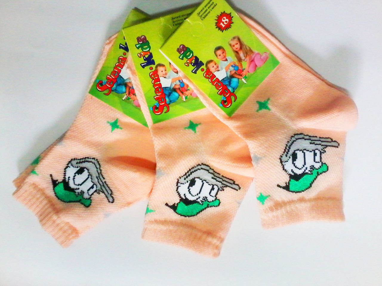 Літні шкарпетки для дівчаток з малюнком