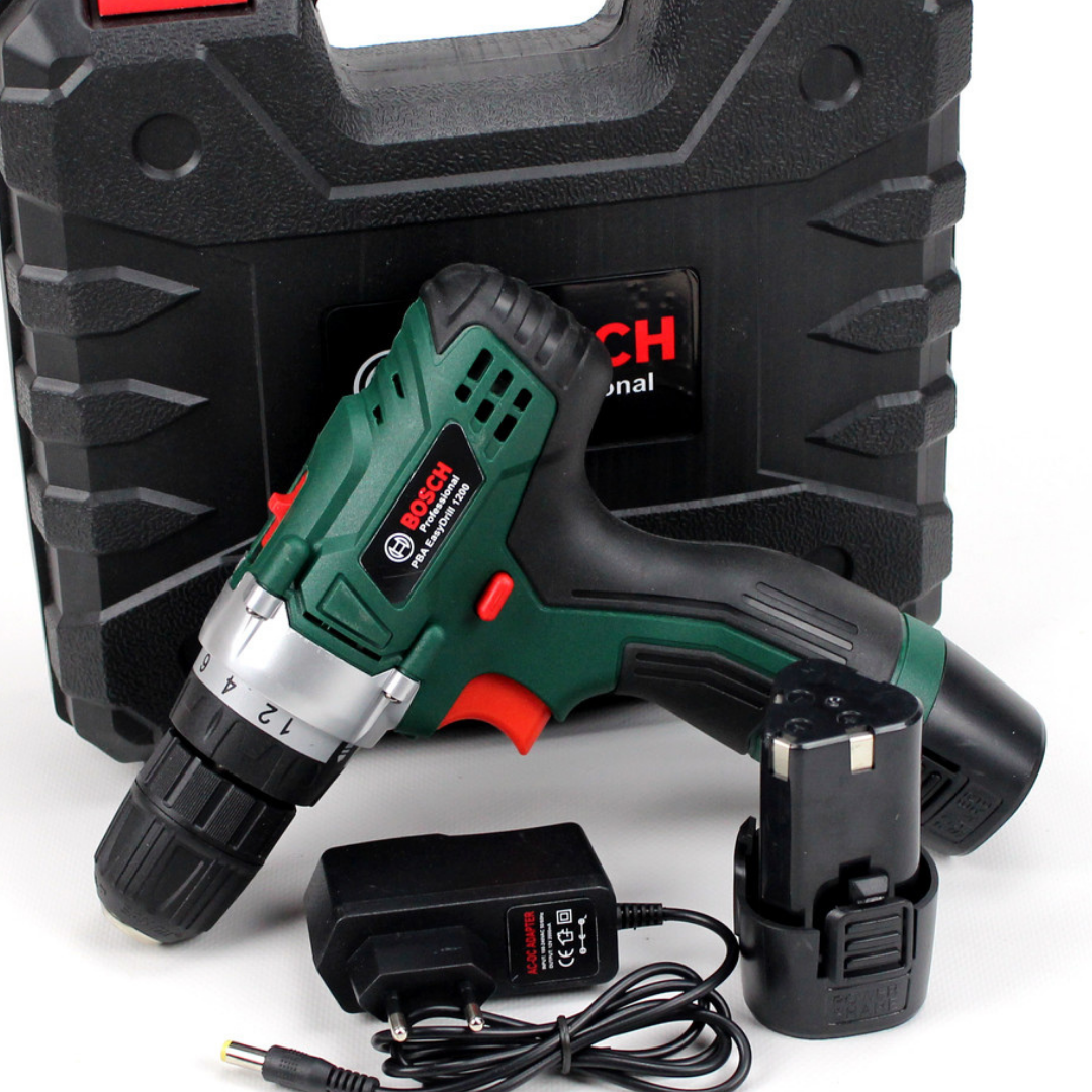 Дриль шуруповерт акумуляторний Bosch PBA EasyDrill 1200 шуруповерт Бош з інтелектуальним керуванням bs