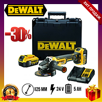 Аккумуляторная Болгарка DeWalt DCG405P2 (36V 5AH) с регулятором оборотов УШМ Аккумуляторная Болгарка девольт