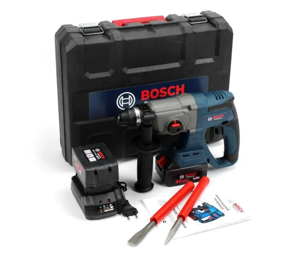 Акумуляторний перфоратор BOSCH GBH 48V-EC Professional (48V, 6 AH) Професійний перфоратор Бош bs
