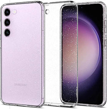 Чохол Spigen для Samsung Galaxy S23 Plus - Liquid Crystal Glitter, Crystal Quartz (ACS05664)