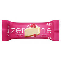 Протеінові батончики Sporter Zero One 50g маліновий чізкейк, 25 штук