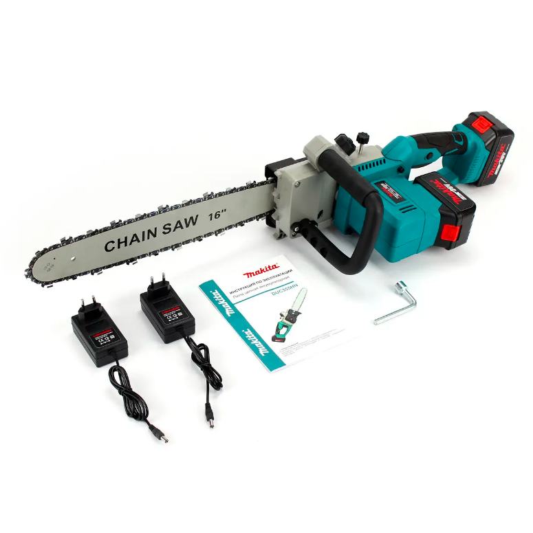 Ланцюгова акумуляторна пила Makita 355HN (36V,6Ah) Пилка на акумуляторах Макіта, АКБ пила Макіта bs