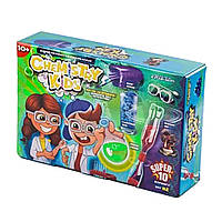 Безпечний навчальний набір для проведення дослідів "CHEMISTRY KIDS" CHK-01-01-04U УКР  CHK-01-02U