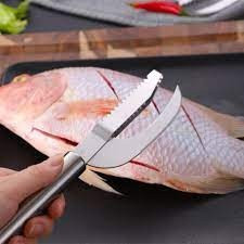 Металевий ніж 2в1 для чищення риби, Ніж для видалення луски з риби