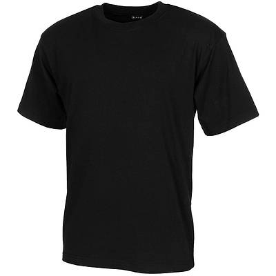 Військова футболка US, трикотаж, чорна