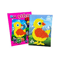 Набір для творчості "Курча" Strateg 30992 веселі помпони