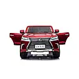 Дитячий двомісний джип LEXUS LX 570 4WD (фарба, червоний колір) з пультом дистанційного керування 2.4G, фото 5