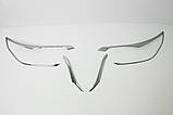 Хром накладки на фари, окантовка фар Honda CR-V 2012-2016 (Autoclover/Корея), фото 2