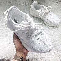 Жіночі кросівки Adidas Yeezy 350 white / Адідас ізі 350 білі