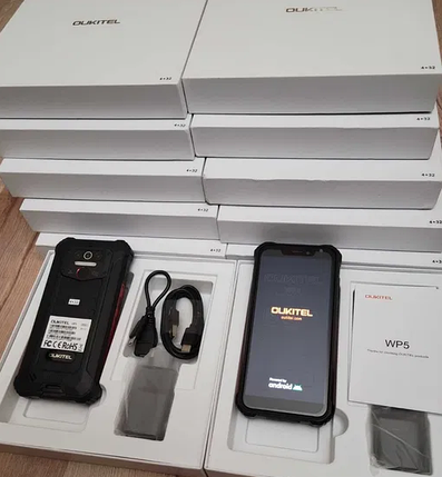 Смартфон OUKITEL WP5 Black 4/32GB камера 13Мп IP68 8000мАг нові, фото 1