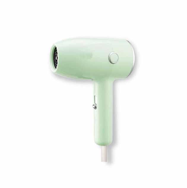 Фен для укладання волосся компактний дорожній DSP 30312 зелений