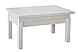 Білий розкладний стіл-трансформер Флай журнально обідній з ДСП і дерева для кухні та вітальні Мікс Меблі, фото 3