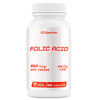 Фолиевая кислота Sporter Folic Acid 800 мкг - 90 таб