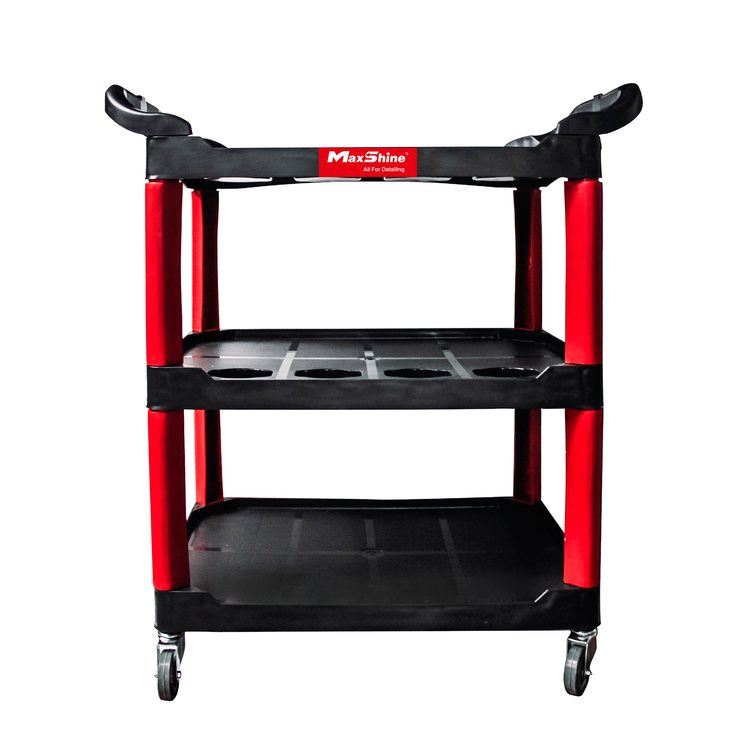 Дітейлінг візок MaxShine Utility Універсальний Detailing Cart чорно-червоний (702302)