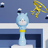 Генератор мильних бульбашок Bubble Toy з літальним пропелером <unk> Машинка для бульбашок <unk> Пузирятор, фото 6
