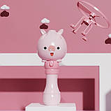Генератор мильних бульбашок Bubble Toy з літальним пропелером <unk> Машинка для бульбашок <unk> Пузирятор, фото 5