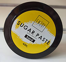 Цукрова паста enjoy для шугарингу депіляції щільна 450 г sugar paste gold hard for hair removal