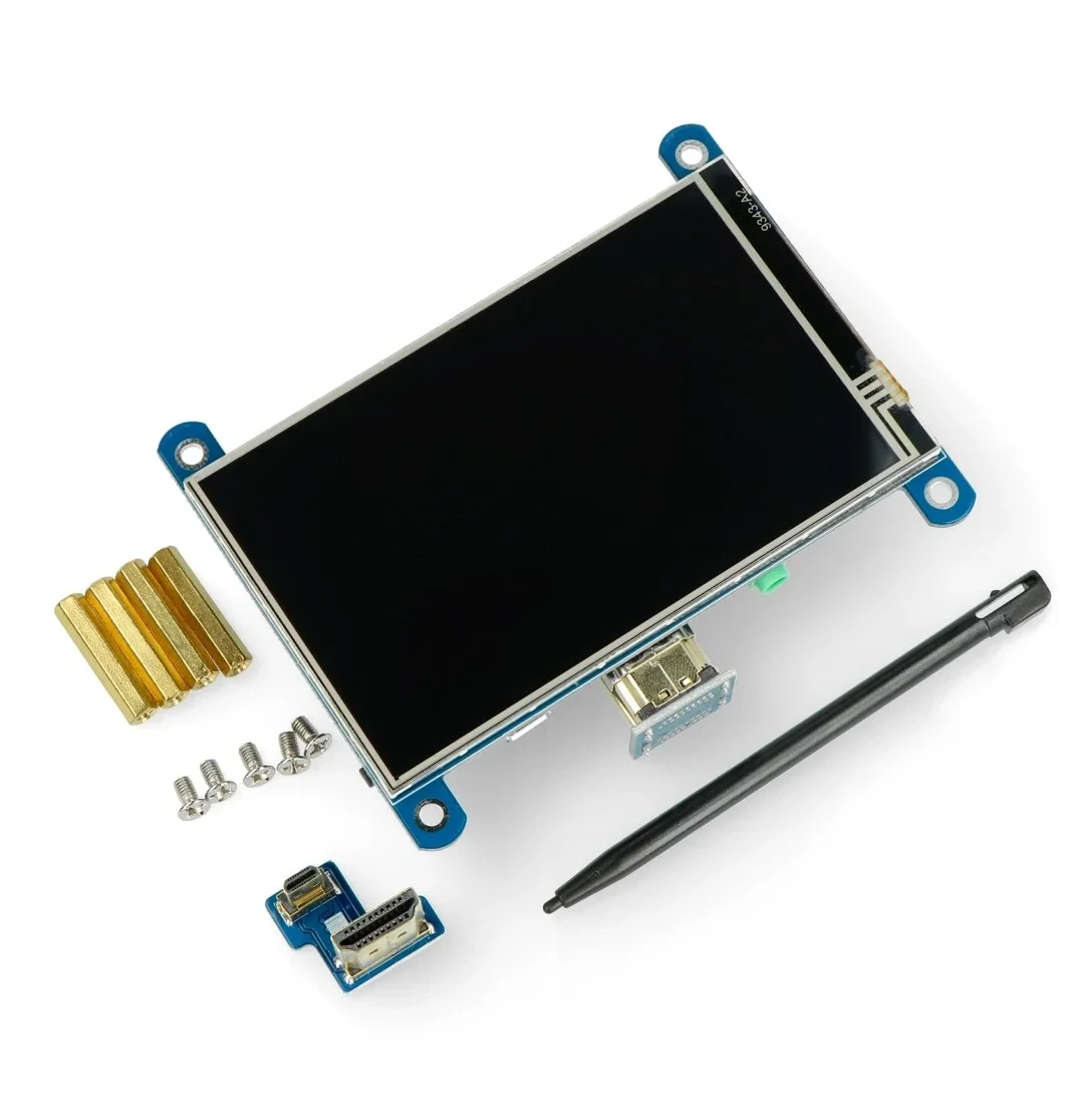 Резистивный сенсорный IPS экран LCD 4 '' (H) 800x480px HDMI + GPIO для ...