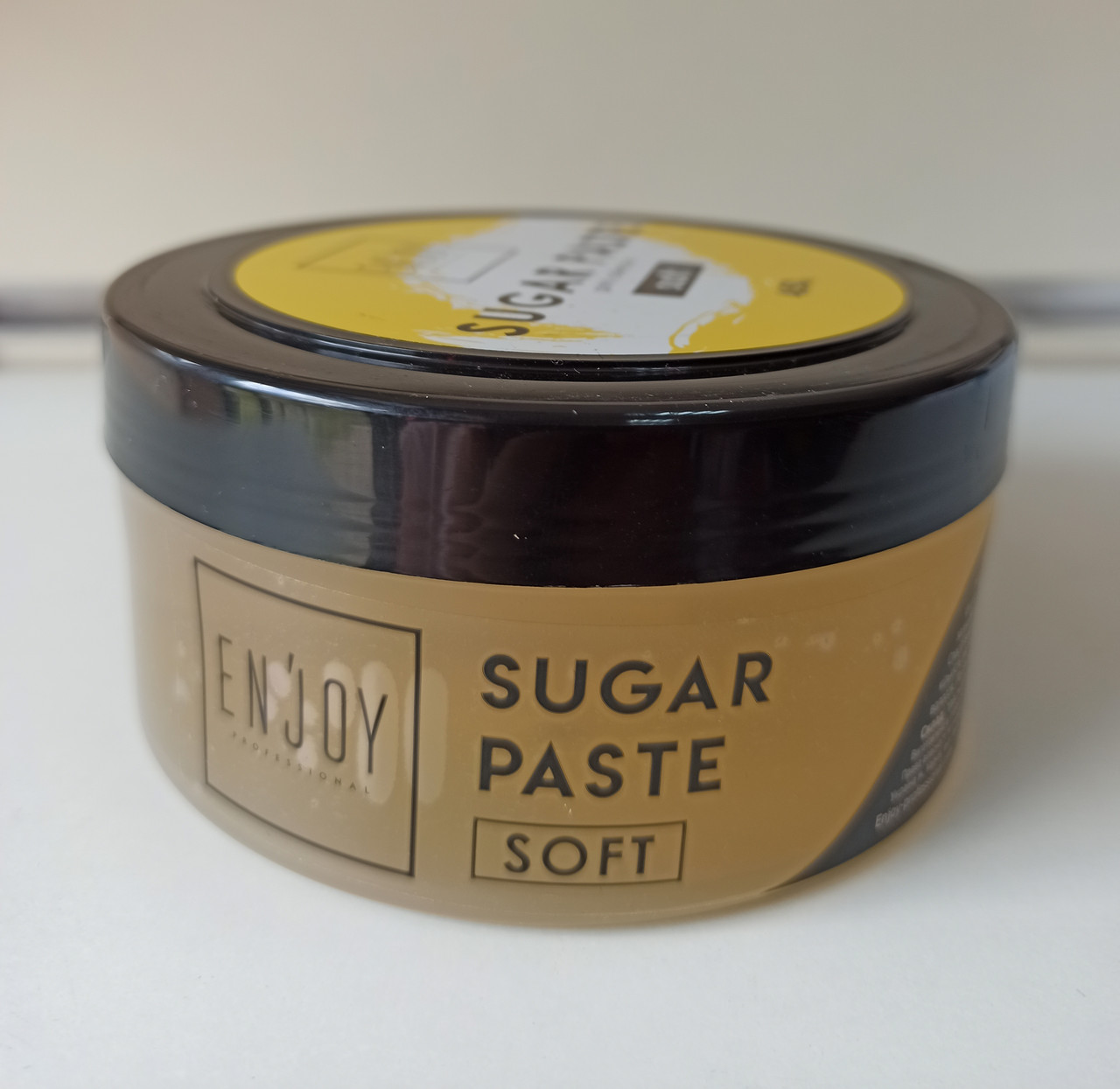 Сахарная паста enjoy для шугаринга депиляции мягкая 450г sugar paste gold soft for hair removal - фото 2 - id-p334006170