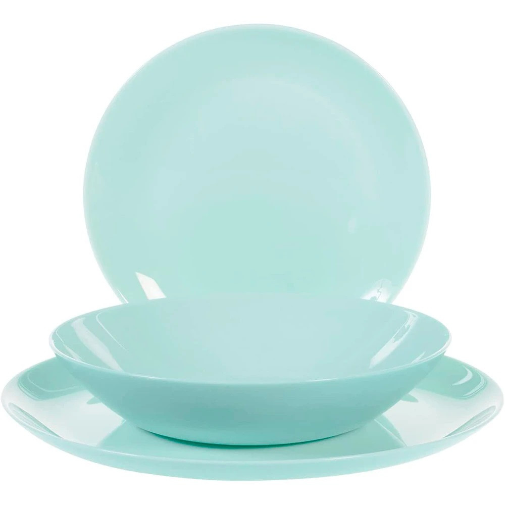 Сервіз столовий 18 предметів Diwali Light Turquoise Luminarc P2963