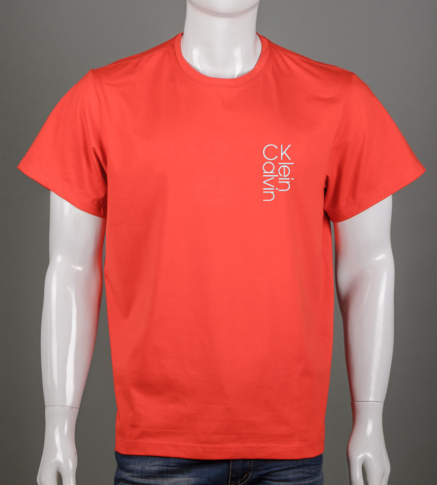 Футболка батал Calvin Klein 2260б (Уп.4шт 3XL,4XL), Червоний