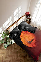 Дизайнерський комплект білизни сатин Чоловіки з марсу SoundSleep by AndreTAN Двоспальний євро комплект