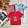 Червона футболка для новонароджених Moschino, фото 3