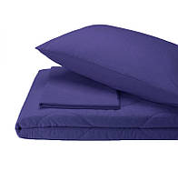 Набор хлопковый Silensa SoundSleep одеяло простынь наволочки синий 140х205 см