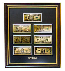 Подарункове панно "Всі банкноти USD (долар) США" 51*59 см   ГП60094