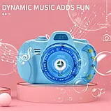 Фотоапарат дитячий для створення мильних бульбашок Bubble Camera Пузирятор, фото 3