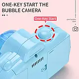 Фотоапарат дитячий для створення мильних бульбашок Bubble Camera Пузирятор, фото 5