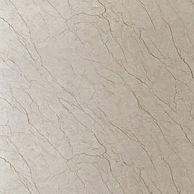 Декоративна плитка ПВХ для стін під мармур, пластикові панелі ПВХ 60х60 см, Світло-бежевий мармур