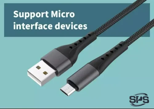 Чорний Кабель USB Type C У Нейлоновому Обплетенні з ПВХ, 2 МВlack PVC Nylon Braided USB Type C Cable, 2m, фото 1
