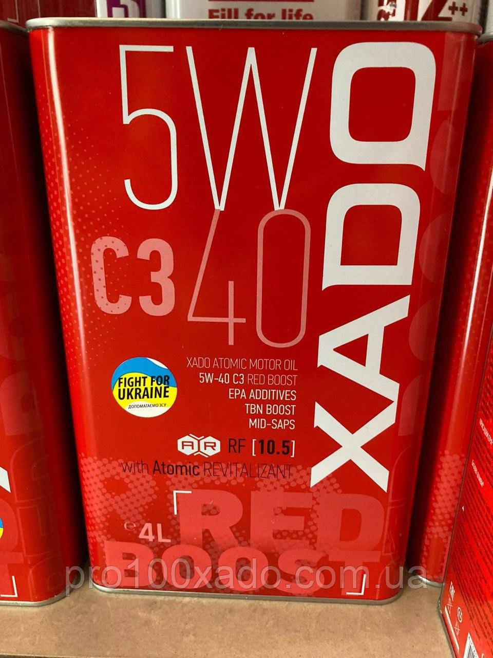 5W-40 C3  Red Boost         ( ж/б 4 л )