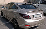 Спойлер на скло Хенддай Акцент 4 (спійлер заднього скла Hyundai Accent 4), фото 7