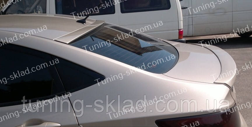 Спойлер на скло Хенддай Акцент 4 (спійлер заднього скла Hyundai Accent 4), фото 1