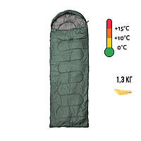 Спальный мешок одеяло летний Totem Fisherman L +15/+10/-0°C левый