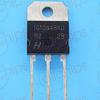 MOSFET N-канал 480В 10А Harris IG10N48AD TO218