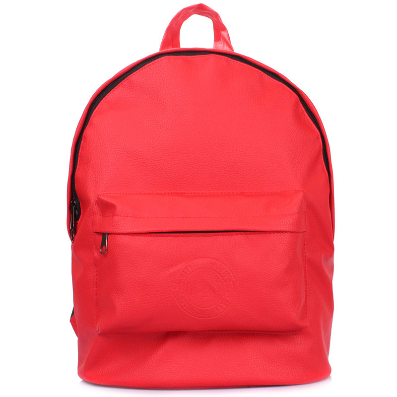 Рюкзак жіночий Poolparty червоний backpack-pu-red