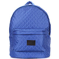 Рюкзак стеганый Poolparty синий backpack-theone-brightblue