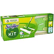 Швабра для сухого та вологого прибирання Swiffer + 8 серветок для збирання пилу + 3 серветки для вологого прибирання