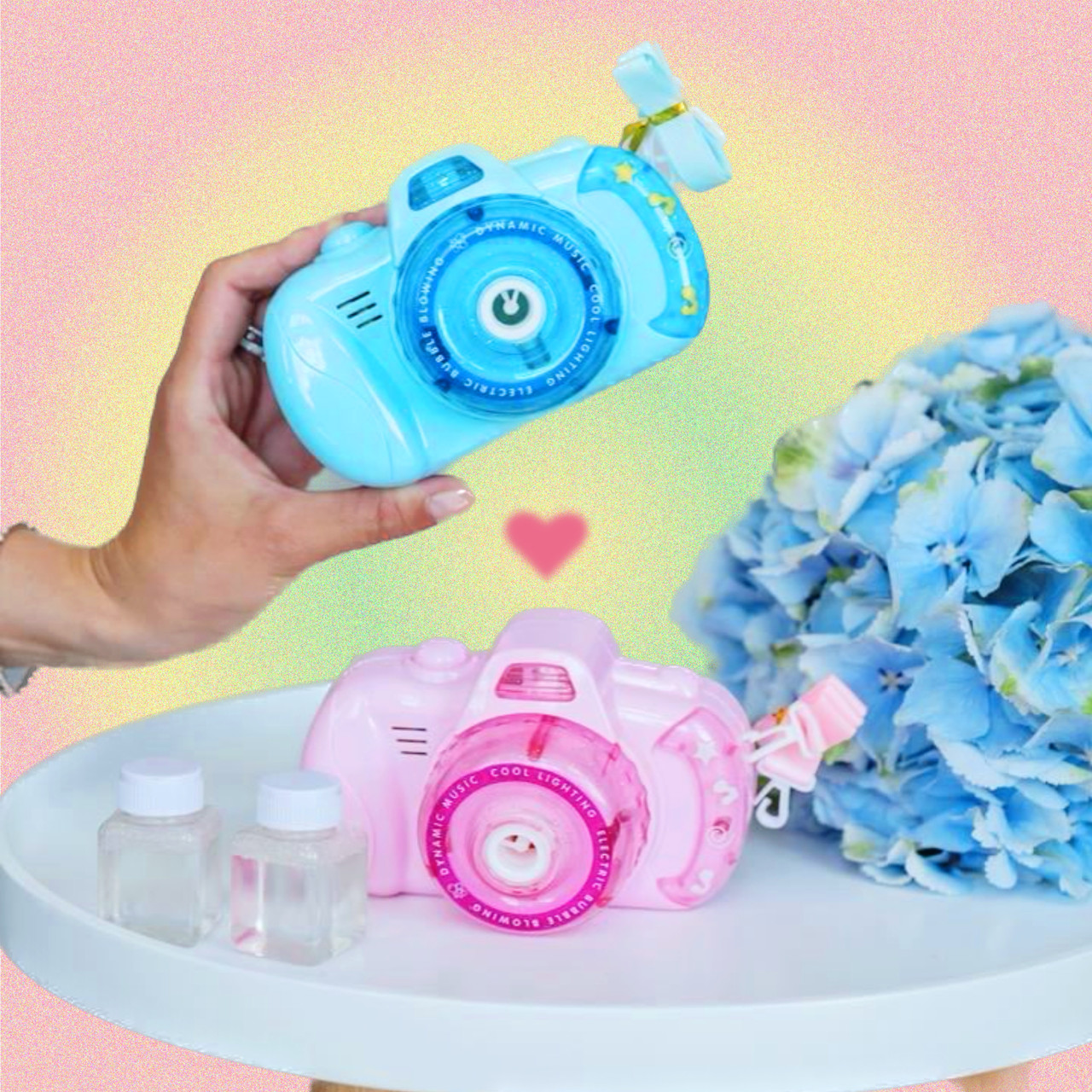 Фотоапарат дитячий для створення мильних бульбашок Bubble Camera Пузирятор