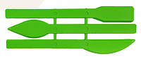 Стеки для пластилина набор 3 шт. Атлас Зеленые AS-0090