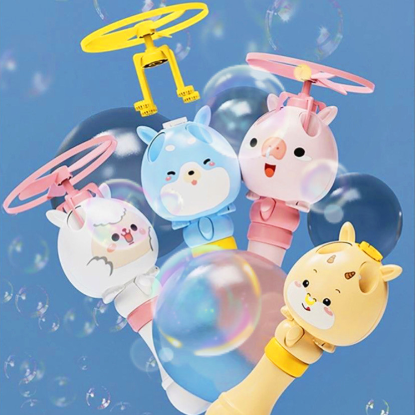 Генератор мильних бульбашок Bubble Toy з літальним пропелером ⁇ Машинка для бульбашок ⁇ Пузирятор