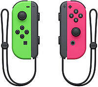 Nintendo Набор 2 Контроллера Joy-Con (неоновый зеленый / неоновый розовый) Baumar - Знак Качества