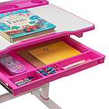 Дитяча парта зі стільчиком FunDesk Bellissima Pink, фото 5