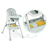 Дитяче крісло для годування 3в1 Світло-зелений  Milo Ricokids 700001 Польща, фото 5