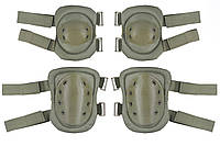 2E Tactical Комплект наколенники+налокотники, зелёный Baumar - Знак Качества