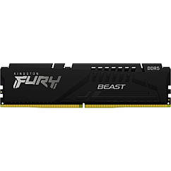 Модуль пам'яті для комп'ютера DDR5 32 GB 6000 MHz Beast Black Kingston Fury (ex.HyperX) (KF560C40BB-32)